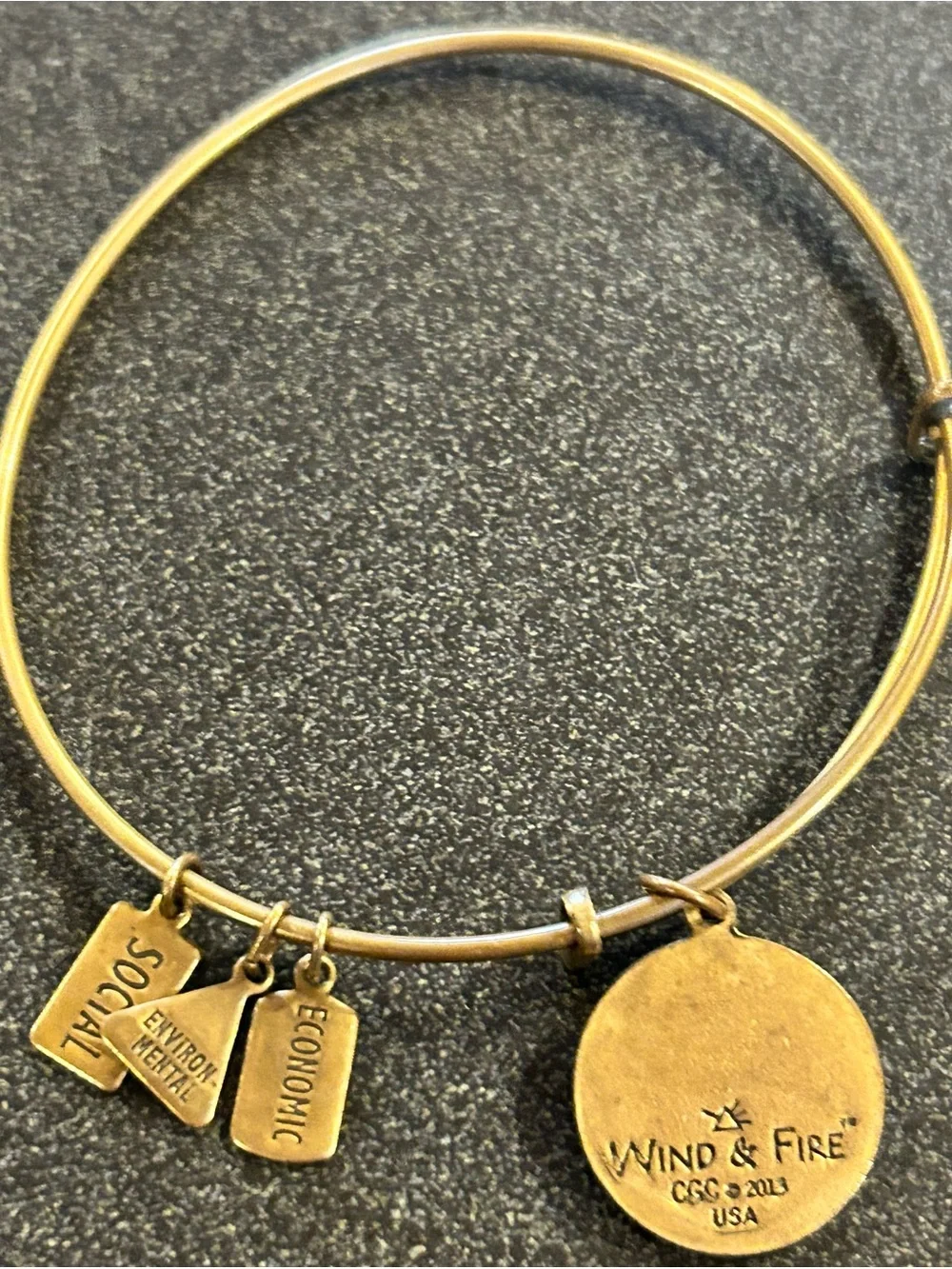 Wind and fire adjustable gold